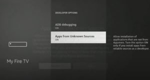 Allow Apps from Unknown Sources in Firestick